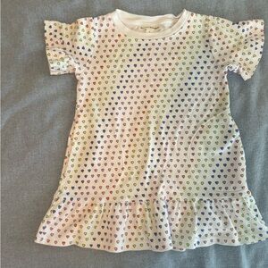 Girls Disco Hearts Esme Dress, Roller Rabbit, Size 4T